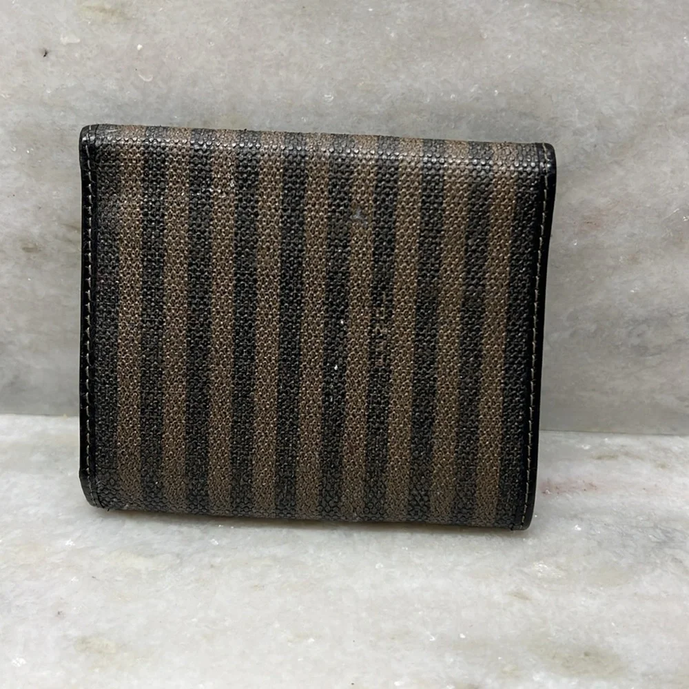 Fendi vintage, authentic trifold, wallet